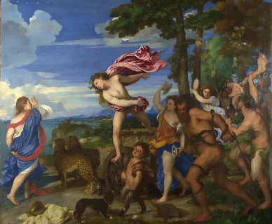 Bacco e Arianna, Tiziano Vecellio Tiziano Vecellio opere