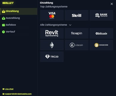 Nitrobet Casino Einzahlung Nitrobet Einzahlung