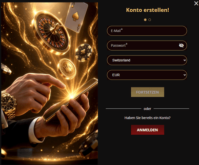 Registrierung im JetSetSpin Registrierung im JetSetSpin Casino