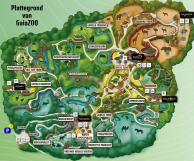 gaiazoo plattegrond