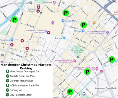 manchester christmas markets parking