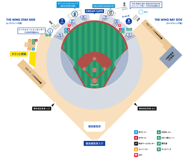 1階 横浜スタジアム