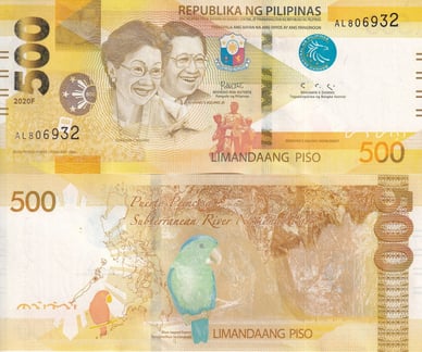 Купюра 500 філіппінських песо