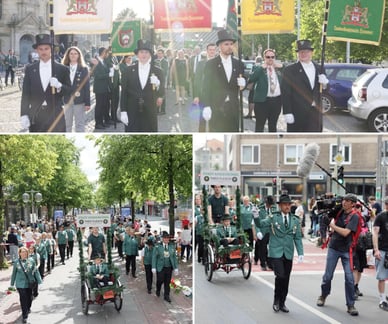 Musikalischer und feierlicher Umzug des Schützenfestes Hannover