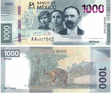 1000 мексиканских песо