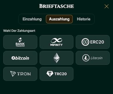 Auszahlung im Casino Auszahlung CashLounge Casino DE