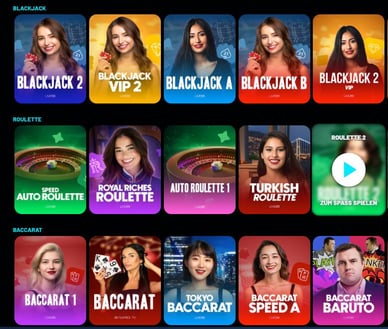 Turbowins Live-Casino