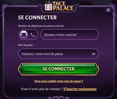 Login bei Dice Palace Login bei Dice Palace Casino