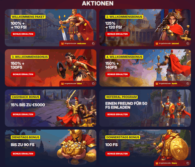 Boni in legalen Casinos