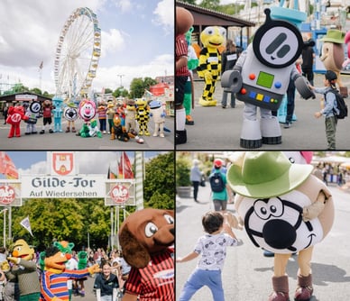 unte und sichere Unterhaltung für Kinder beim Schützenfest Hannover