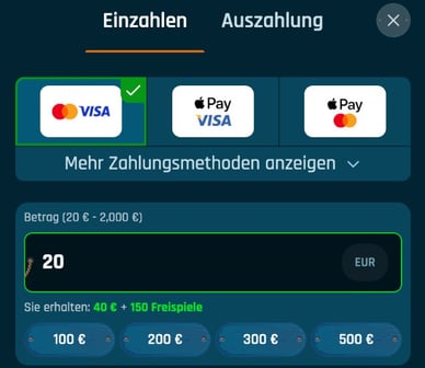 Einzahlung RingoSpinCasino Online 