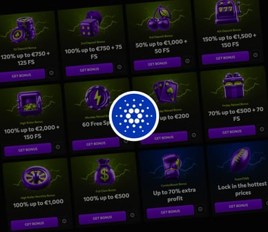 Cardano casino bonus