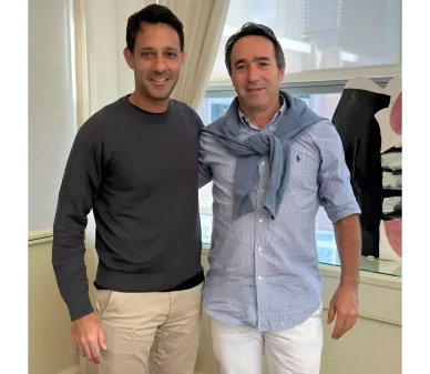 Marcos Galperin y Ariel Szarfsztejn, exdirector general y actual CEO de Mercado Libre