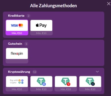 Deposit im Online Casino Einzahlung Slotrave Casino Online