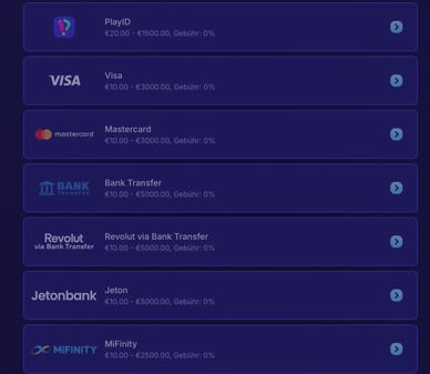 Auszahlungsmethoden im Alfcasino 