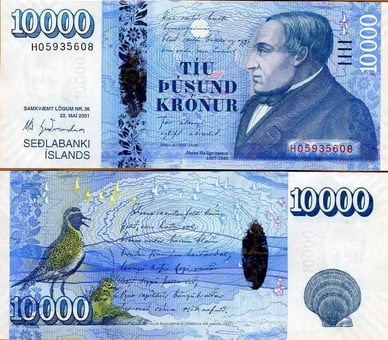 10000 ісландських крон