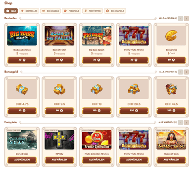 Bethall: Shop