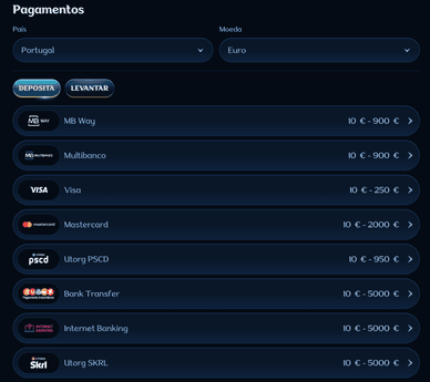 Métodos de pagamento seguros em Portugal Métodos de pagamento seguros no Millioner casino