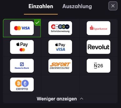 Einzahlung in Online Casino Spin Macho Online Casino Einzahlung