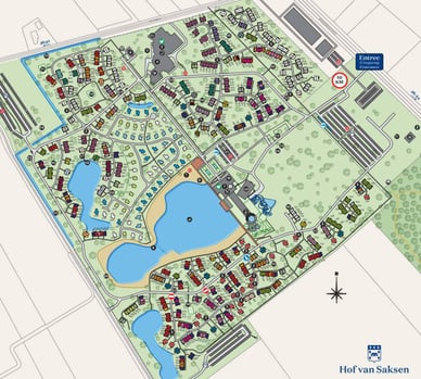 hof van saksen plattegrond