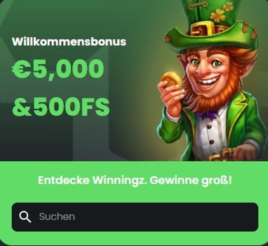 Willkommensangebot Casino Willkommensbonus Winningz Casino