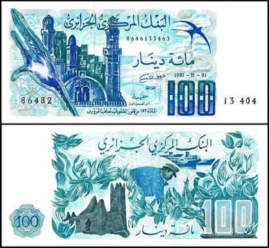 100 dinari algerini