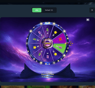 Das Spin Wheel von BetPortal im Überblick Glücksrad mit Bonusgewinnen bei BetPortal