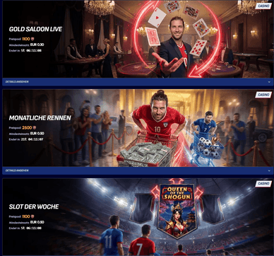 Aktivitäten Aktivitäten im Betscore Casino