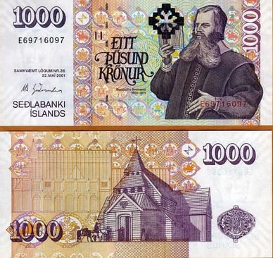 1000 ісландських крон