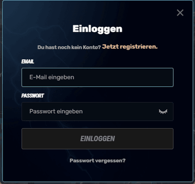 Einloggen beim Golazzo Einloggen beim Golazzo-Casino