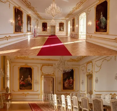 Interiér hradu Bratislavský hrad