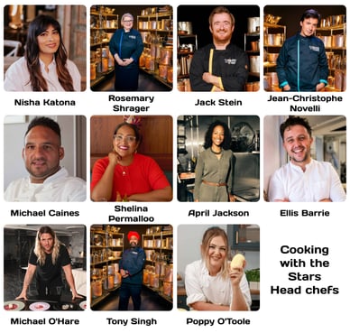 cooking with the stars chefs