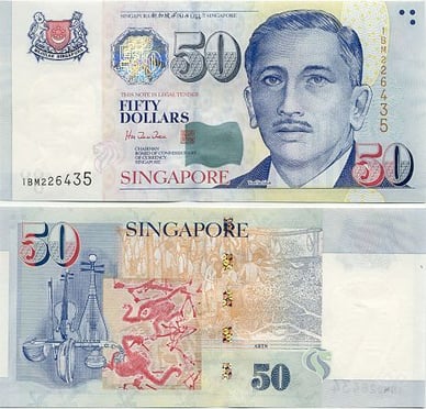 50 сингапурских долларов