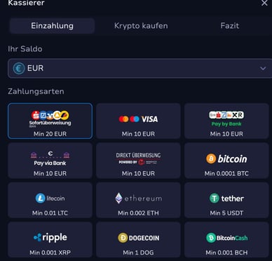 Einzahlung 7bit Casino Online 