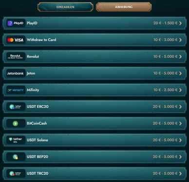 Auszahlungen im Casino Auszahlungen im Casino Non Sticky Bonus