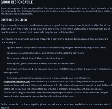 Organizzazioni di supporto per la dipendenza dal gioco