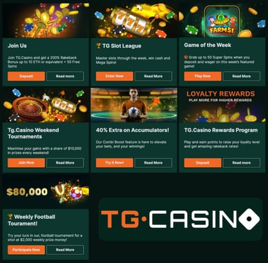 tg casino bonus