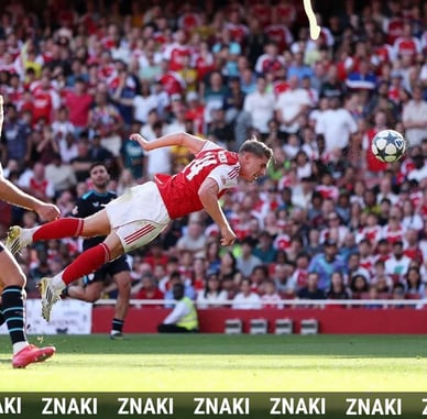 Viktor Gyökeres faz gol de cabeça raro depois de uma temporada de 56 gols