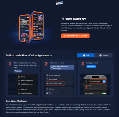 Mobile App Mobile App Bison Casinos