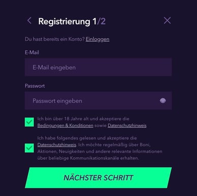 Registrierung Naobet Online Casino
