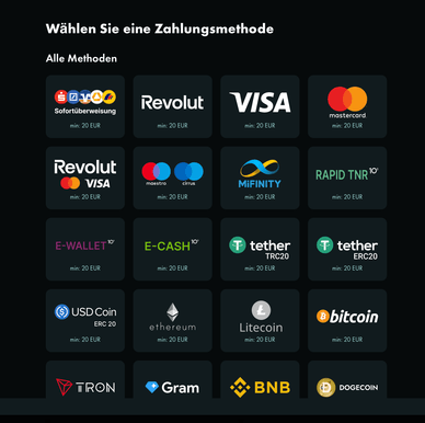 Einzahlung im Casino Einzahlung im Casino-Joker-Tipp