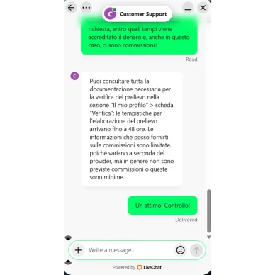 Live Chat Betportal Assistenza Betportal
