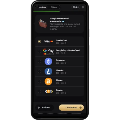 Pagamenti e prelievi Golden Panda Casino