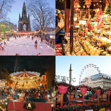 edinburgh christmas market rides