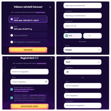Novajackpot regisztráció