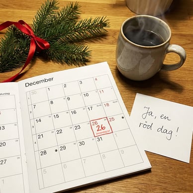 Annandag jul är en röd dag i Sverige