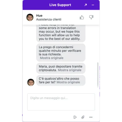 Chat assistenza Robocat casino