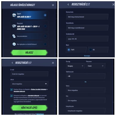 Vegas hero bifizetés