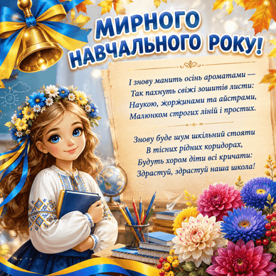 З Днем знань у віршах Привітання з Днем знань у віршах