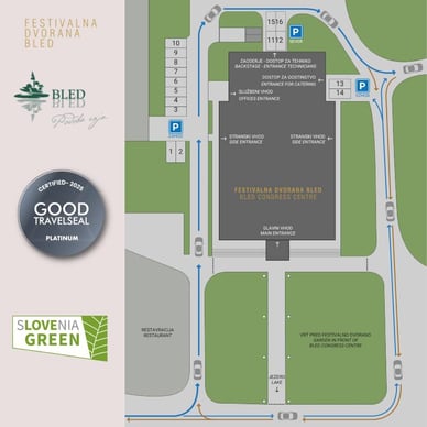 Festivalna dvorana Bled parkirišče